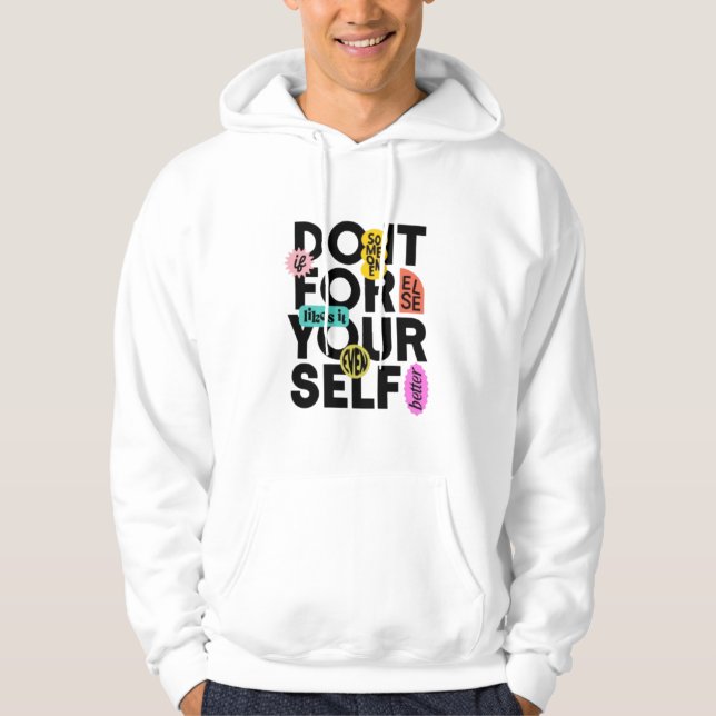 Sudadera Hazlo por ti mismo  (Anverso)