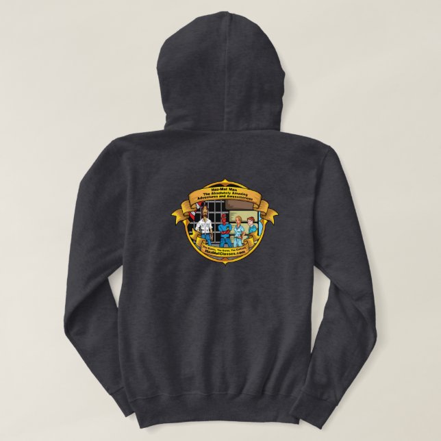 Sudadera HazMat Hoodie (Reverso del diseño)
