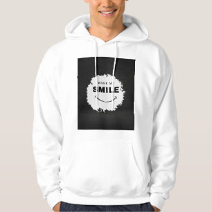 Sudadera "Hazme sonreír camiseta blanca y negra   Trendy Mi