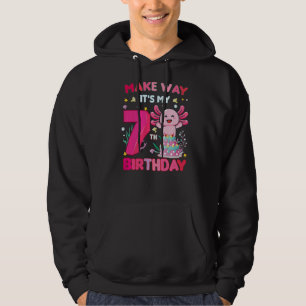 Sudadera Hazte el camino es mi sétimo cumpleaños, lindo Axo
