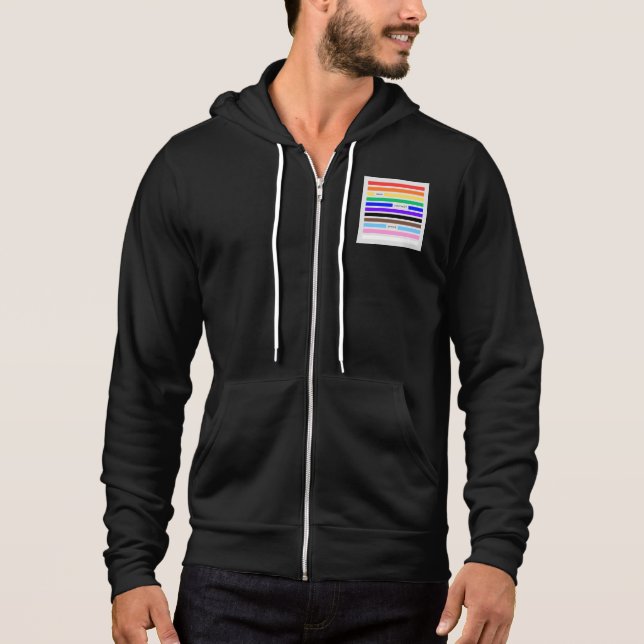 Sudadera Hazte Orgulloso Redacción Arcoíris Orgullo 2026 (Anverso)