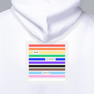 Sudadera Hazte Orgulloso Redacción Arcoíris Orgullo 2026