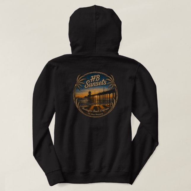 Sudadera HB Sunsets (Hombres)  (Reverso del diseño)