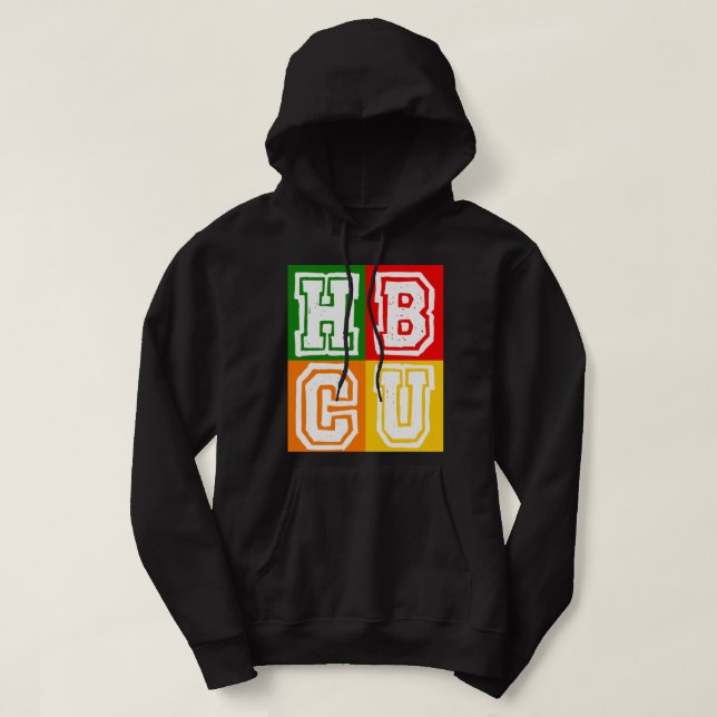 Sudadera HBCU - Alumnado de la escuela de historia negra af (Diseño del anverso)