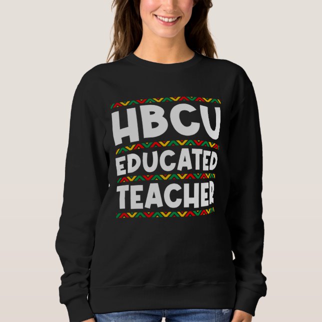 Sudadera HBCU Apparel Historical Black College HBCU Educate (Anverso)