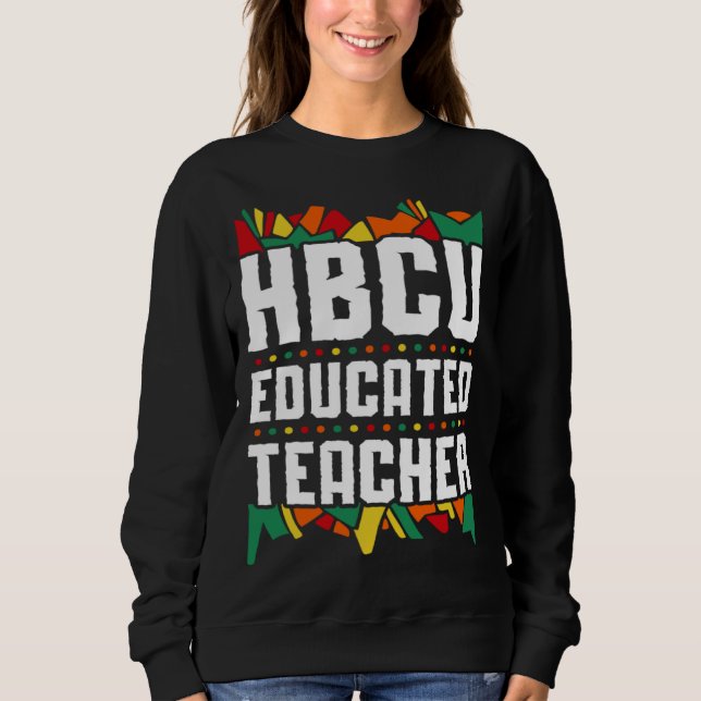 Sudadera HBCU Apparel Historical Black College HBCU Educate (Anverso)