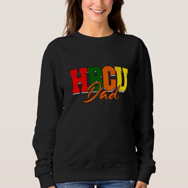 Sudadera Hbcu Dad Educado históricamente en la escuela negr (Anverso)