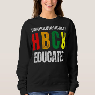 Sudadera HBCU educada sin remordimientos, histórica compañí
