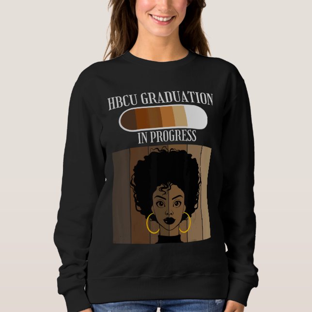 Sudadera HBCU Graduation In Progress Historical Black Colle (Anverso)