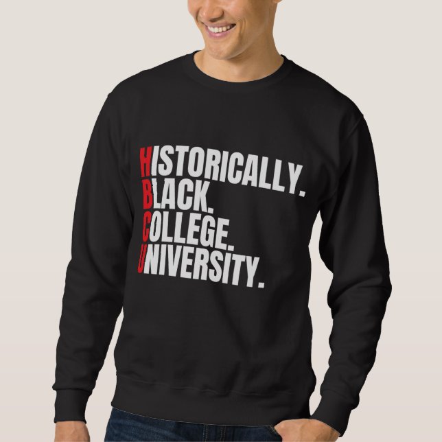 Sudadera HBCU Históricamente Black College and University M (Anverso)