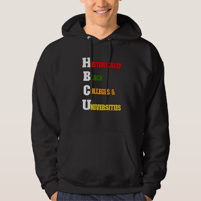 Sudadera Hbcu Históricamente Black College Para Hombres Muj (Anverso)