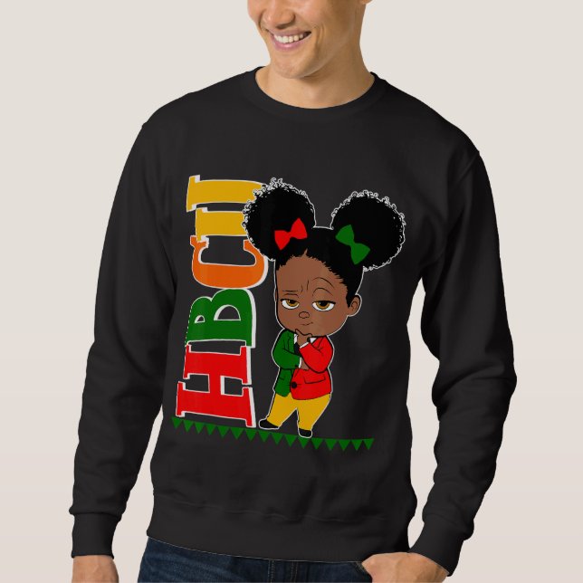 Sudadera Hbcu Históricamente Colegios y Universidades Negro (Anverso)