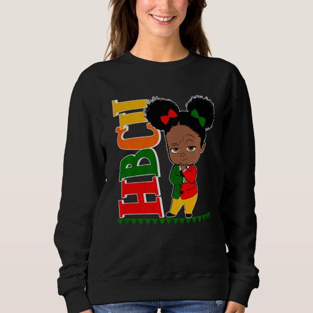 Sudadera Hbcu Históricamente Colegios y Universidades Negro (Anverso)