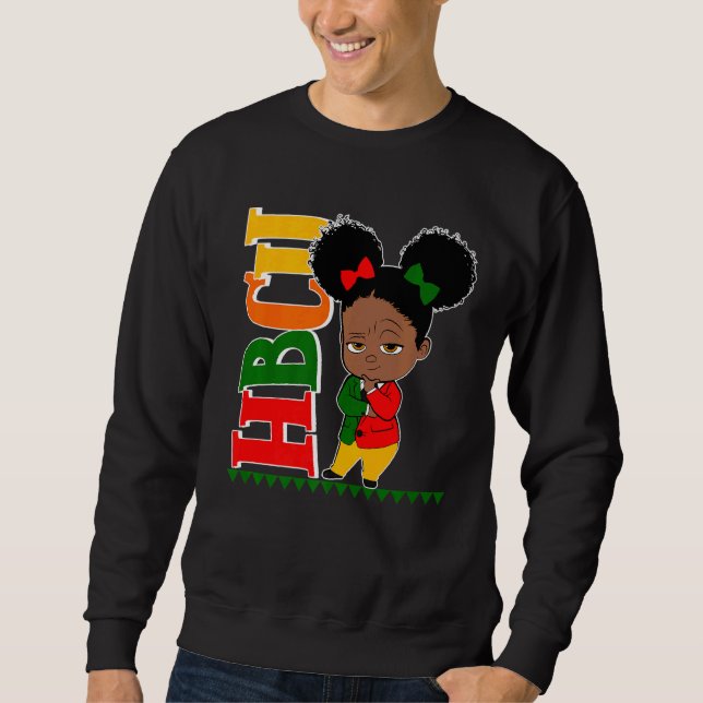 Sudadera Hbcu Históricamente Colegios y Universidades Negro (Anverso)
