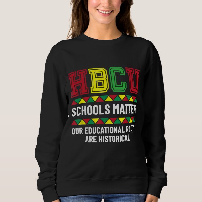 Sudadera HBCU regalo de estudiante universitario afroameric (Anverso)