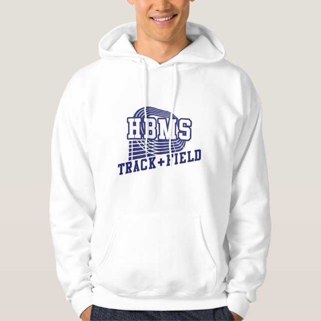 Sudadera HBMS Track & Field Men's Hoodie (Anverso)