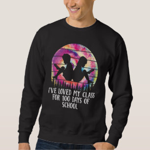 SUDADERA HE AMADO A MI CLASE POR 100 DÍAS DE MAESTRA