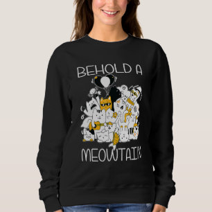 Sudadera He Aquí Un Gato De Meowtain Para Las Mujeres