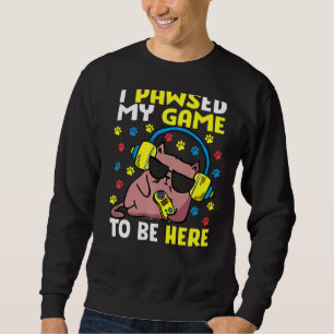 Sudadera He Visto Mi Juego Para Estar Aquí Divertido Gato G