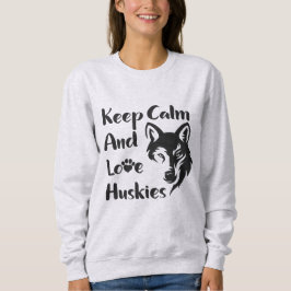 Sudadera Head Siberian Husky Vintage