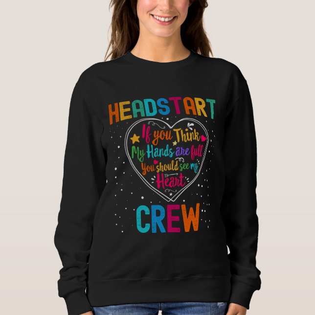 Sudadera Headstart Crew Appreciation Week Back to School He (Anverso)