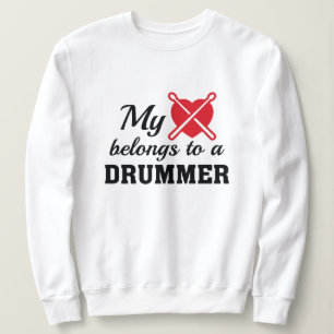 Sudadera Heart Belongs Drummer