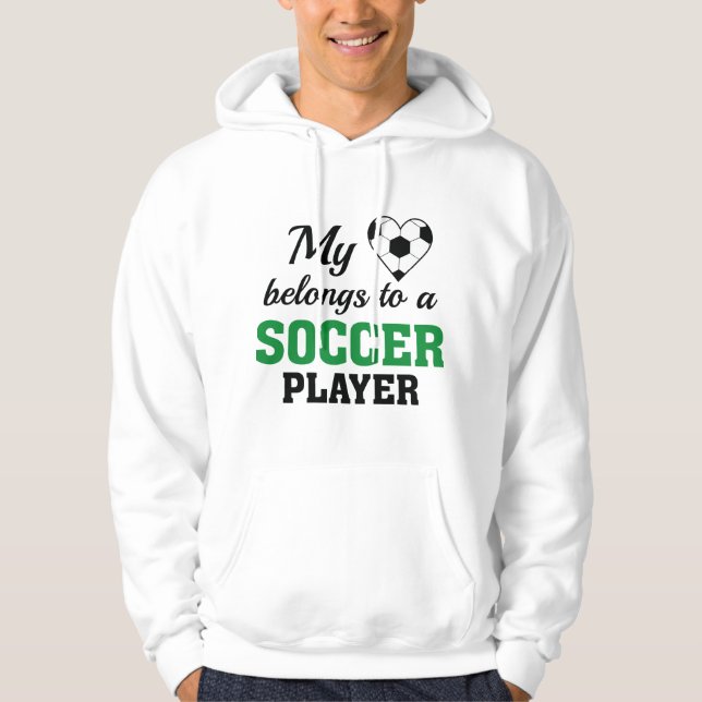 Sudadera Heart Belongs Soccer (Anverso)