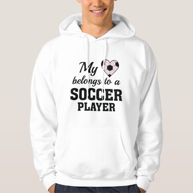 Sudadera Heart Belongs Soccer (Anverso)