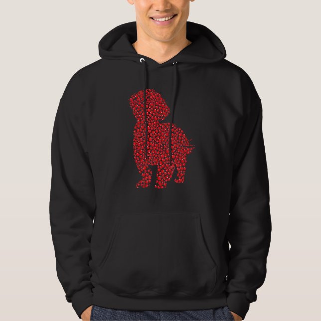 Sudadera Heart Dog  Shih Tzu Puppy Valentines Day (Anverso)