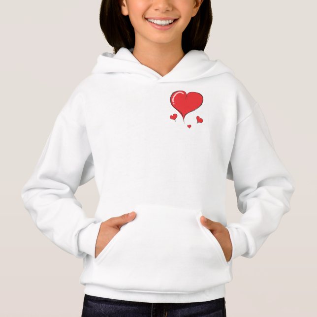Sudadera Heart Hearts love custom personalize Anniversaries (Anverso)