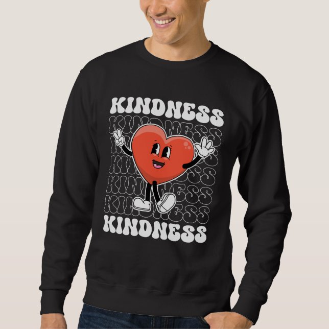 Sudadera Heart Kindness Squad Be Kind Teacher Unity Day Ant (Anverso)