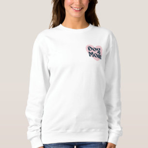 Sudadera Heart of a mom dog