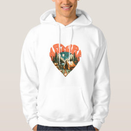 Sudadera "Heart of Nature" Hoodie: A love of camping and tr