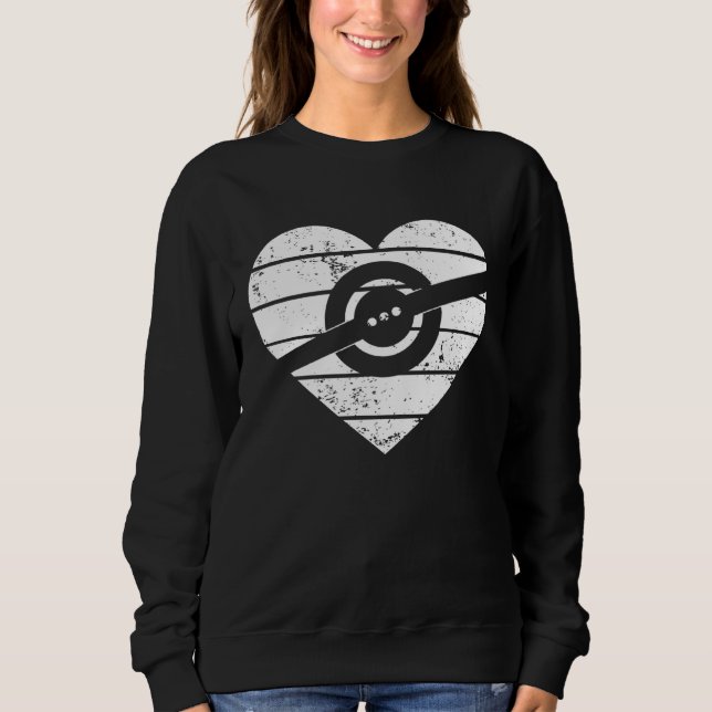 Sudadera Heart One Wheel Love Electric Skateboard Float Ska (Anverso)