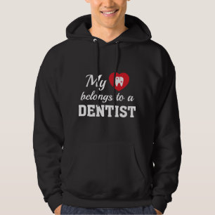 Sudadera Heart Pertenece a Dentist