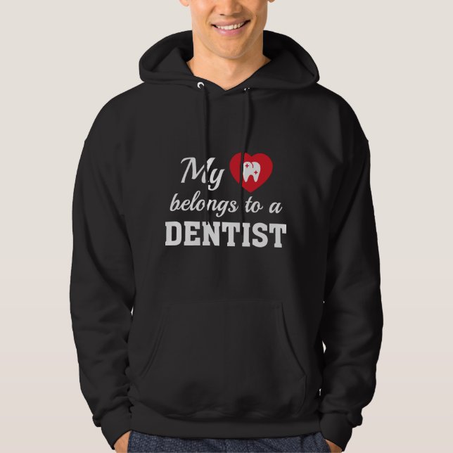 Sudadera Heart Pertenece a Dentist (Anverso)