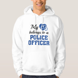 Sudadera Heart Pertenece a Oficial de Policía