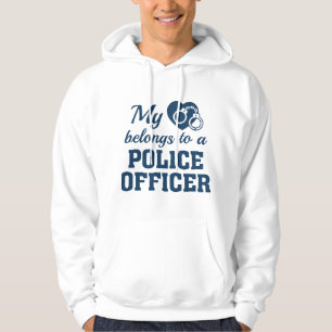 Sudadera Heart Pertenece a Oficial de Policía