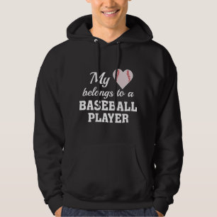 Sudadera Heart Pertenece al Béisbol