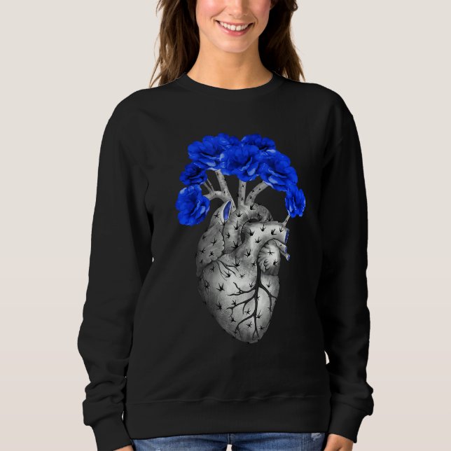 Sudadera Heart shaped cactus  heart shaped succulent blue n (Anverso)