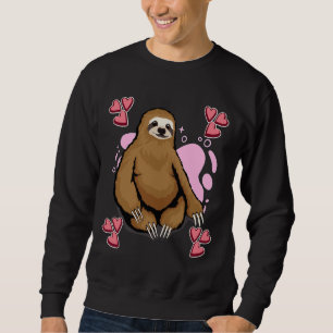Sudadera Heart Sloth Nap Sloth Lazy Sleeping