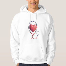 Sudadera Heart Stethoscope Love Hoodie