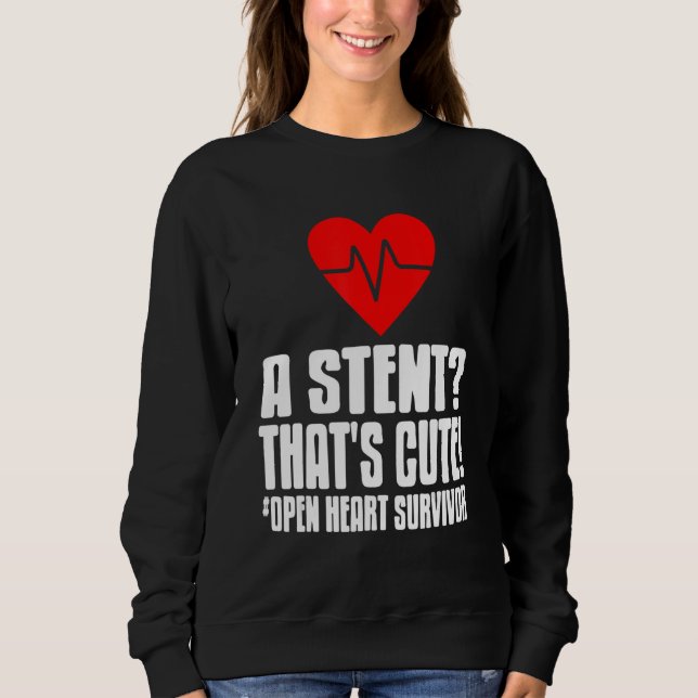 Sudadera Heart Transplan Survivor Design for Post Attack Re (Anverso)