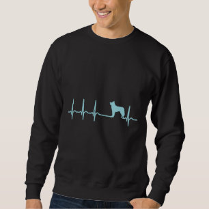 Sudadera Heartbeat Husky Guay Funny Nerdy Comic Gráfico H