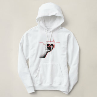 Sudadera Heartbeat Love Design – Hand Holding Heart