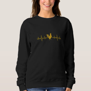 Sudadera Heartbeat Rooster Chicken Hen