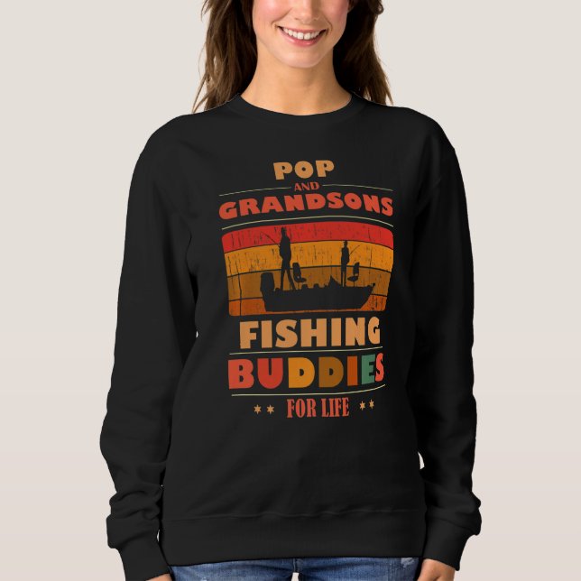 Sudadera Heartfelt POP Grandsons Buddies For Life Fishing P (Anverso)