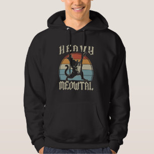 Sudadera Heavy Meowtal - Gato Divertido y Heavy Metal