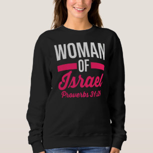 Sudadera Hebreo Israelí Mujer Cristiana De Israel Proverbio