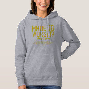 Sudadera Hecha Para Adorar